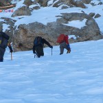 سیوس سری - صعود از مسیر پر شیب و پر برف