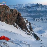 کوه تتره - محل کمپ چادرها