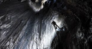 چاه غار قلا - تصویر زیبای گرفته شده از سکوی 358